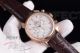 Perfect Replica Omega Speedmaster Rose Gold Smooth Bezel Leather Strap 42mm (2)_th.jpg